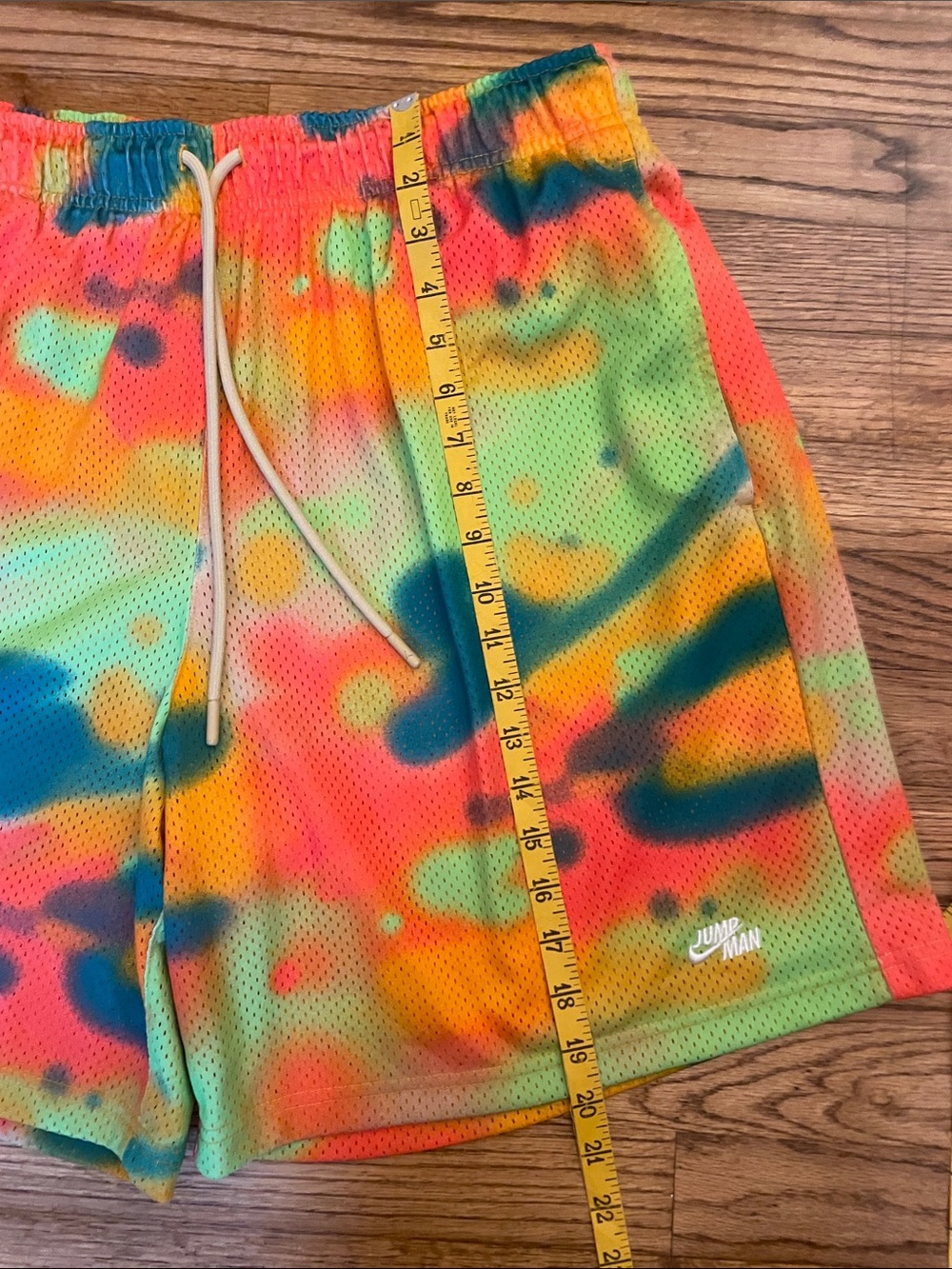 Jordan Multicolor Tie-Dye Mesh Athletic Shorts - Picture 10 of 11